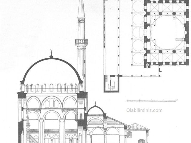 Rüstem Paşa Camii Planı